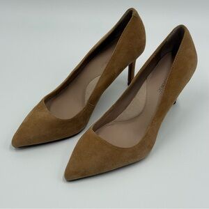 Banana Republic Tan Suede Heels